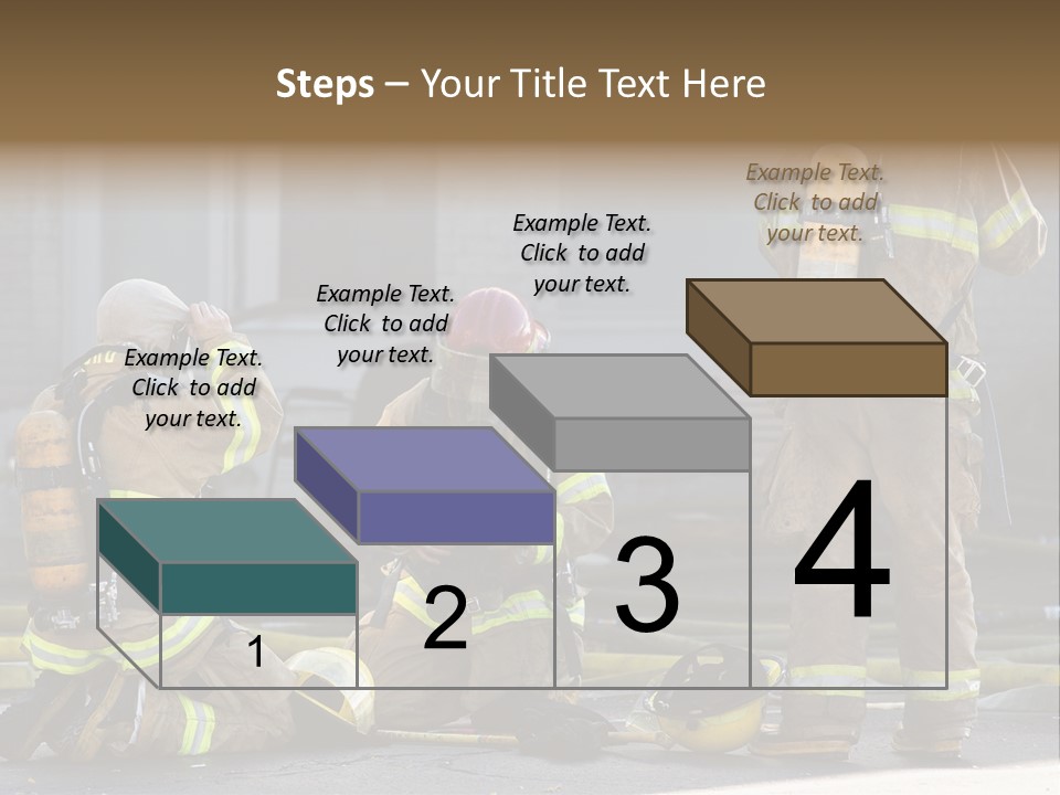 Fireproof Roof Extinguish PowerPoint Template