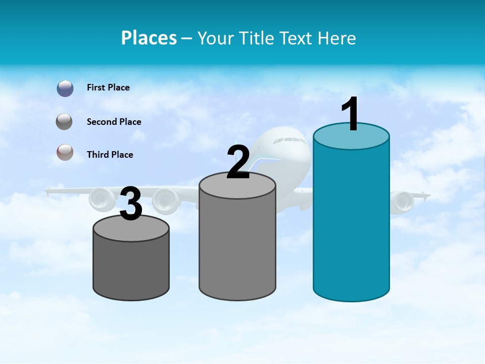 Sunset Travel Turbine PowerPoint Template