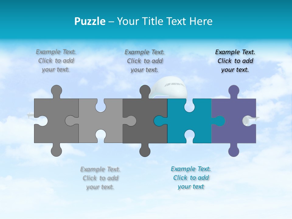 Sunset Travel Turbine PowerPoint Template