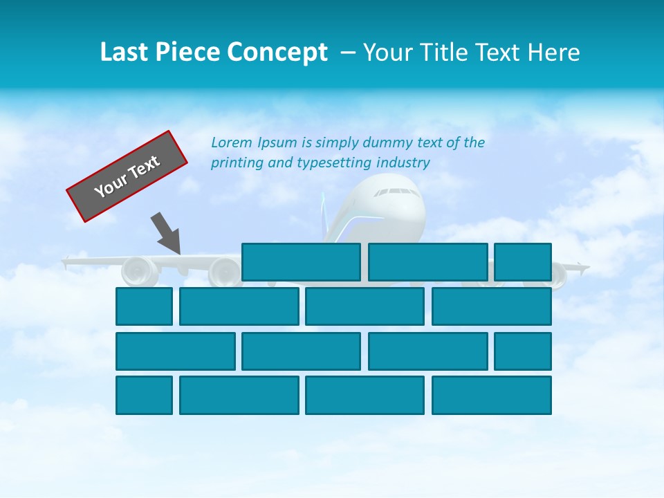 Sunset Travel Turbine PowerPoint Template