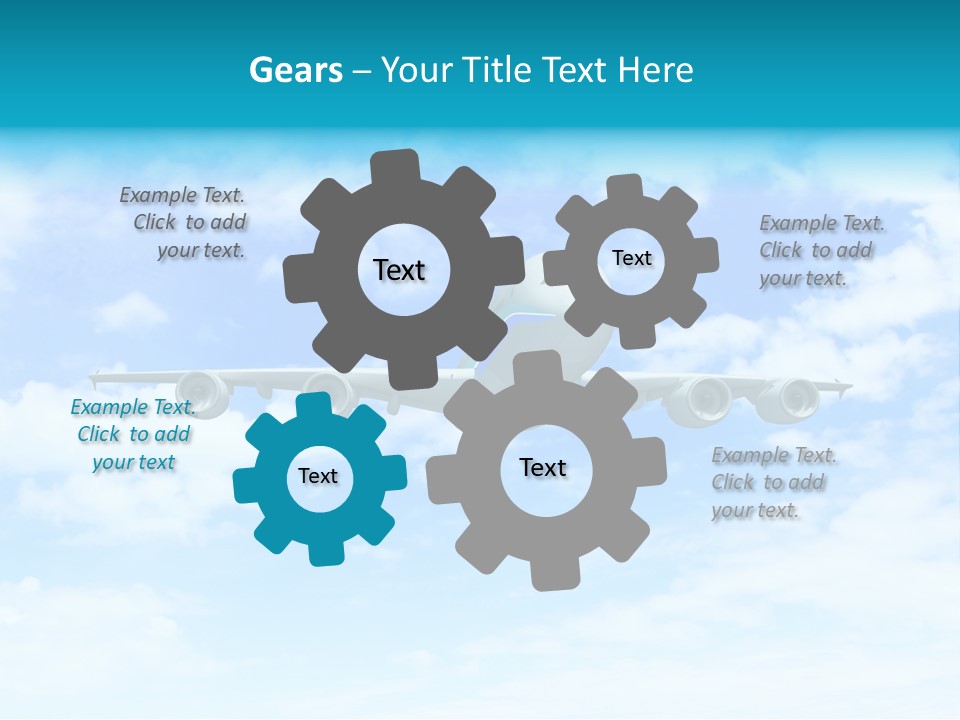 Sunset Travel Turbine PowerPoint Template