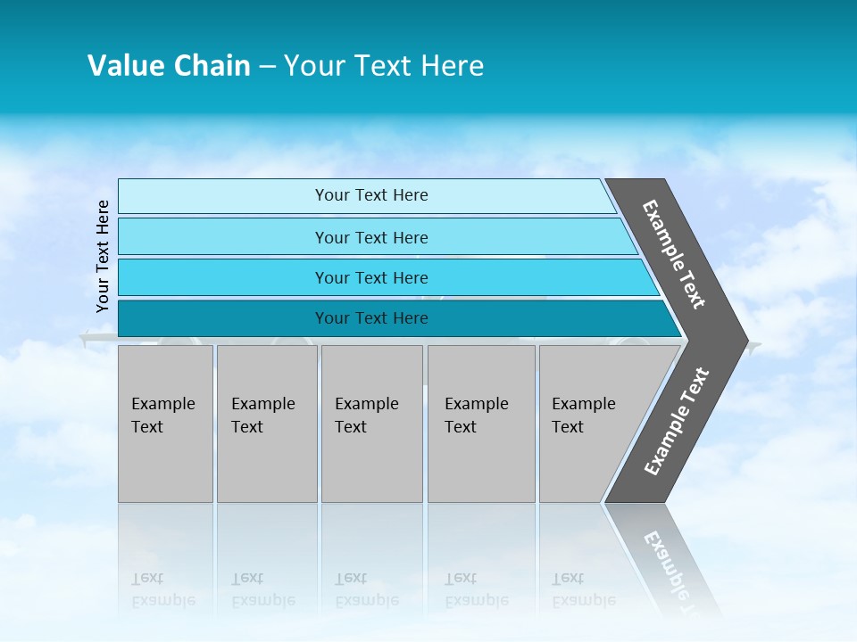 Sunset Travel Turbine PowerPoint Template
