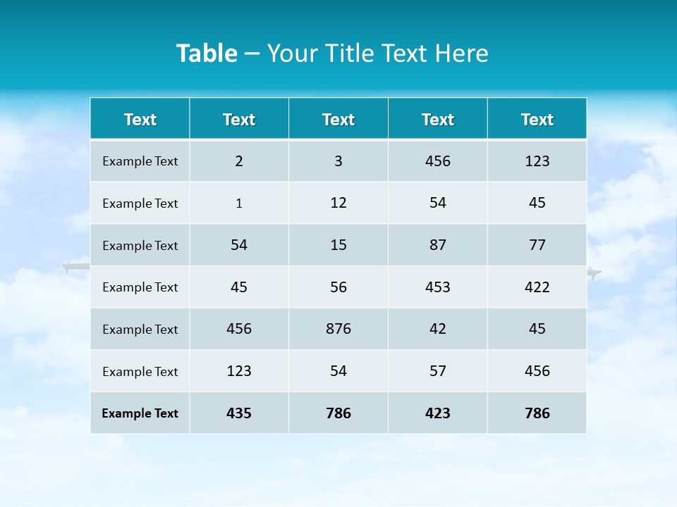 Sunset Travel Turbine PowerPoint Template