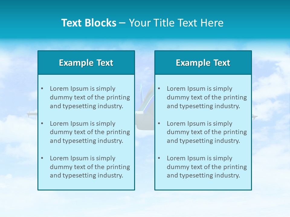 Sunset Travel Turbine PowerPoint Template
