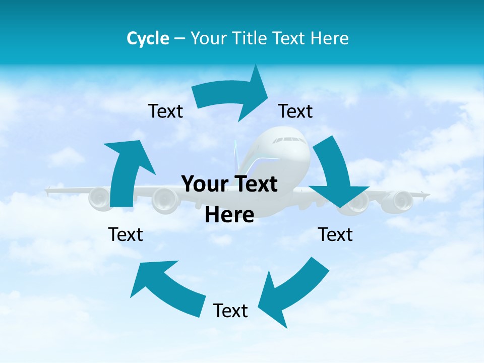 Sunset Travel Turbine PowerPoint Template