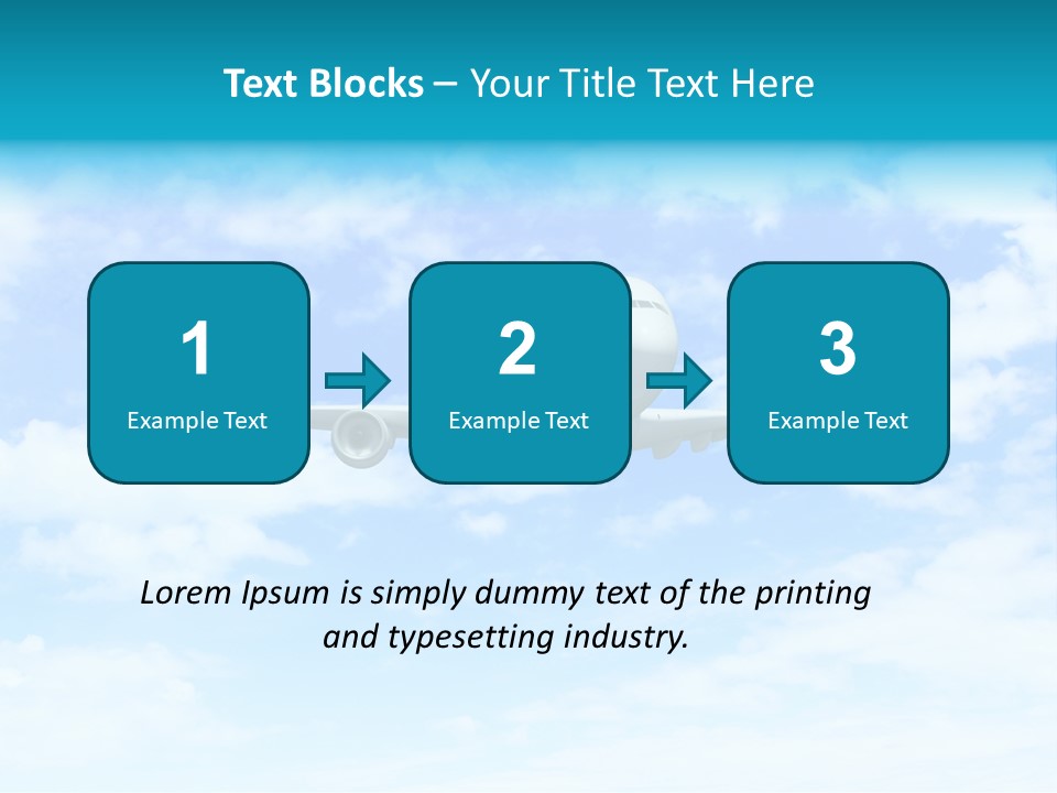 Sunset Travel Turbine PowerPoint Template