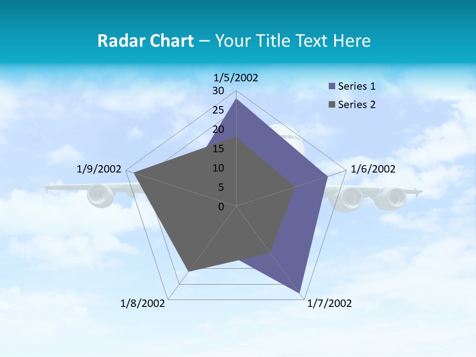 Sunset Travel Turbine PowerPoint Template