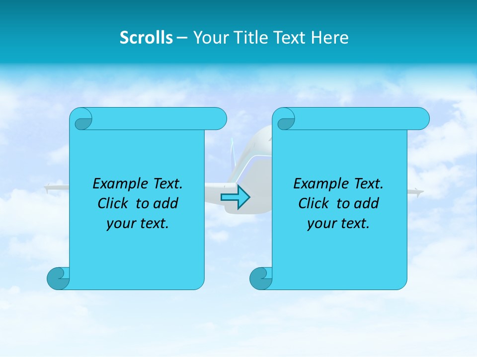 Sunset Travel Turbine PowerPoint Template