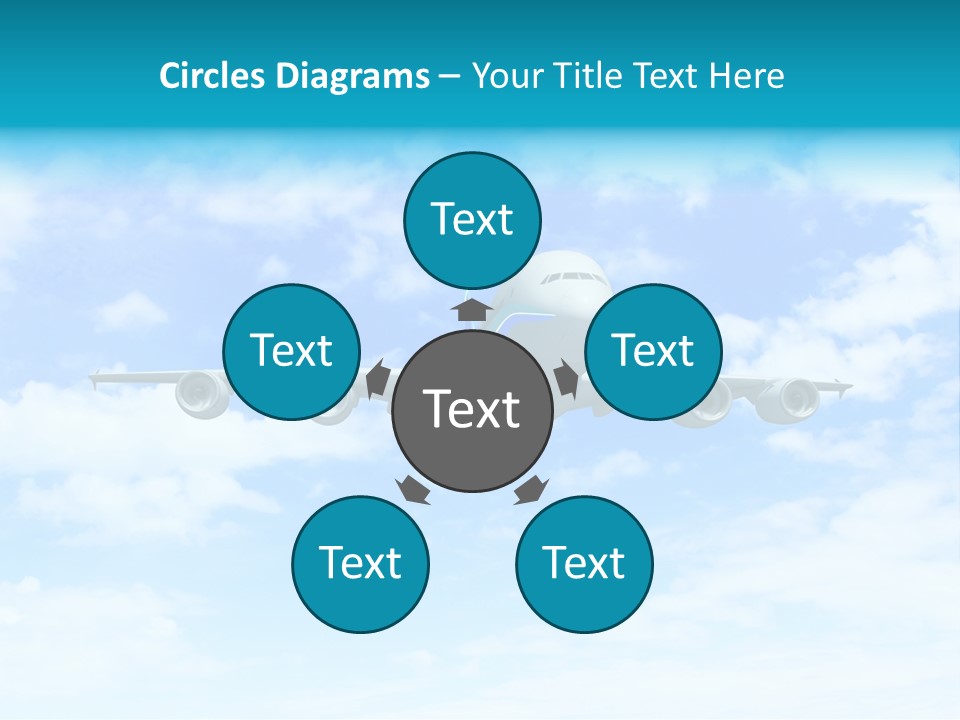 Sunset Travel Turbine PowerPoint Template