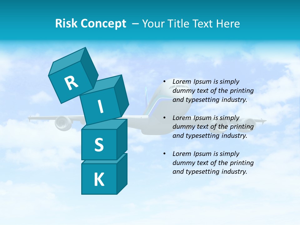 Sunset Travel Turbine PowerPoint Template