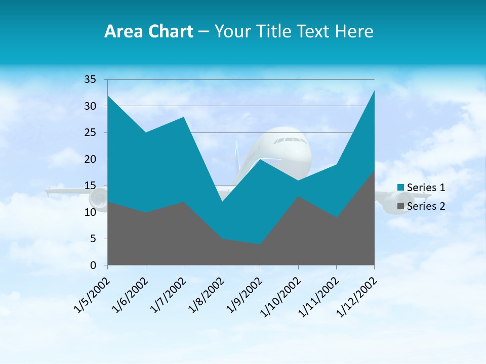 Sunset Travel Turbine PowerPoint Template