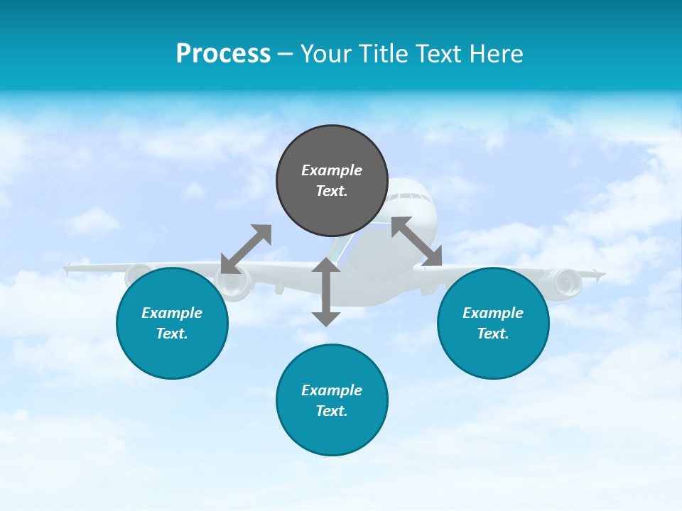 Sunset Travel Turbine PowerPoint Template