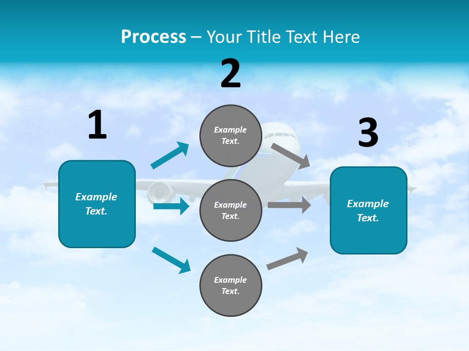 Sunset Travel Turbine PowerPoint Template