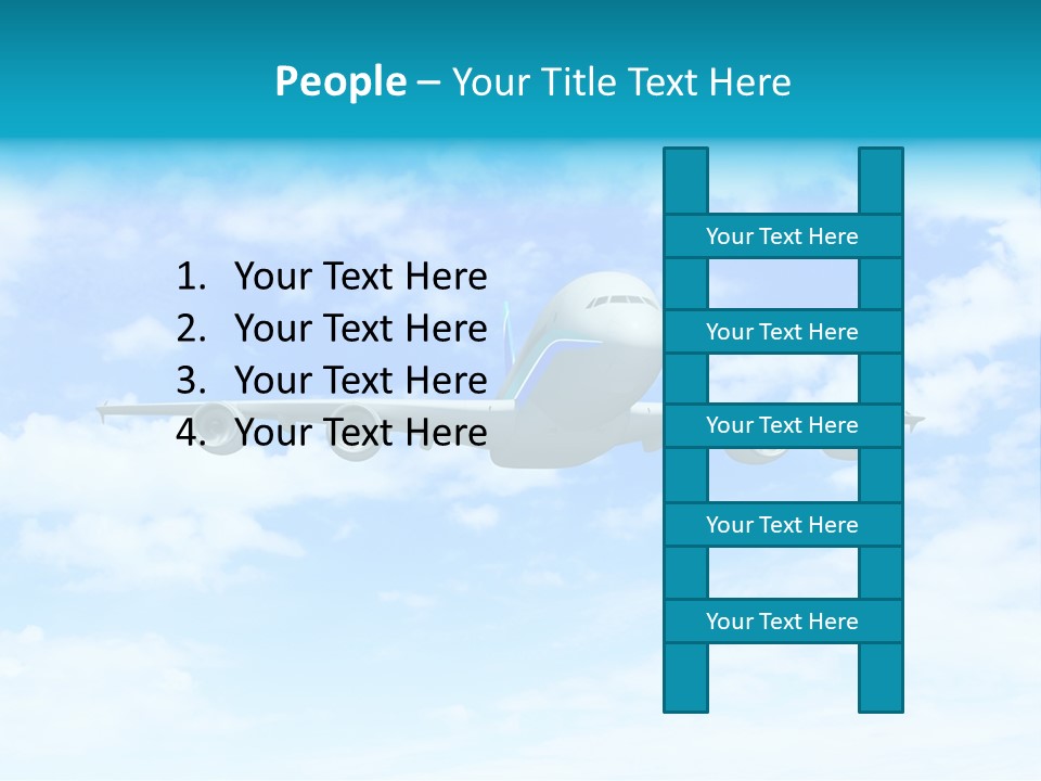 Sunset Travel Turbine PowerPoint Template