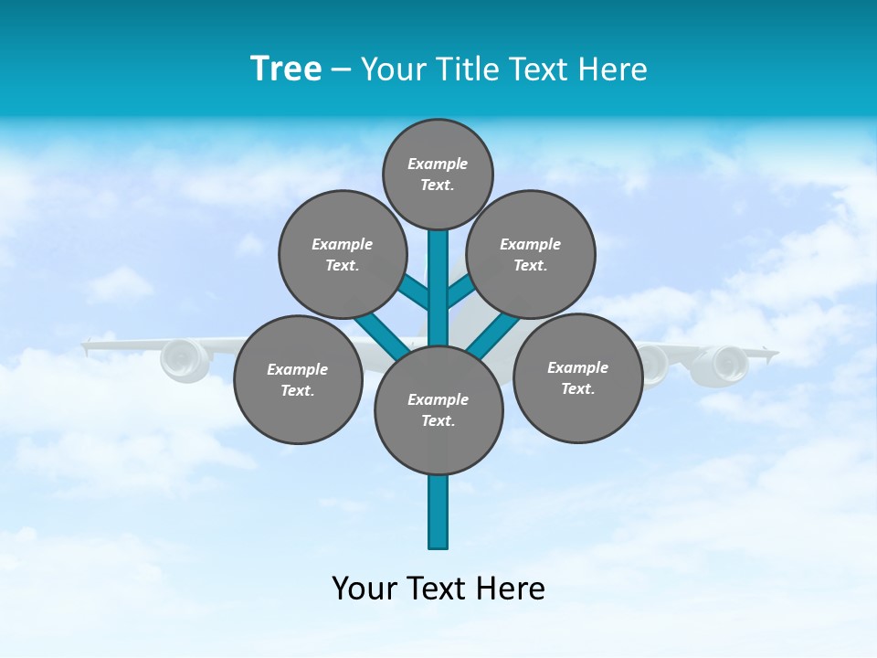 Sunset Travel Turbine PowerPoint Template