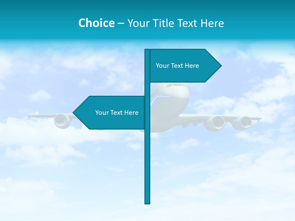 Sunset Travel Turbine PowerPoint Template