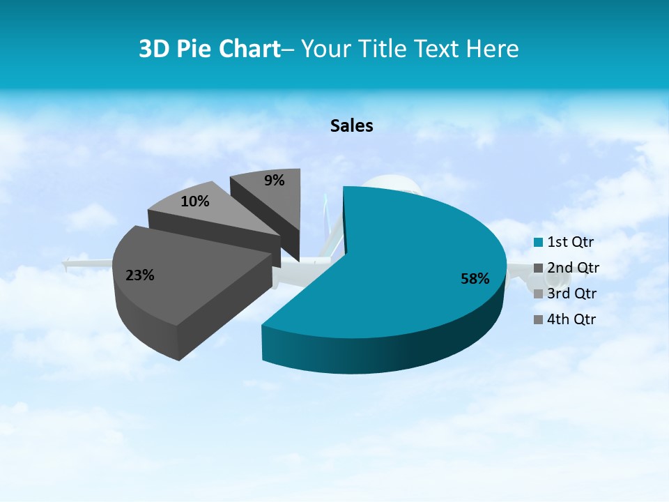 Sunset Travel Turbine PowerPoint Template