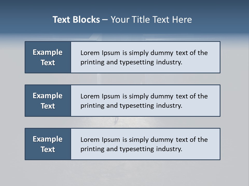 Illustration Men Labyrinth PowerPoint Template