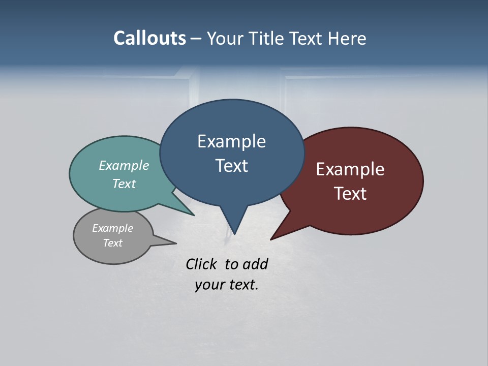 Illustration Men Labyrinth PowerPoint Template