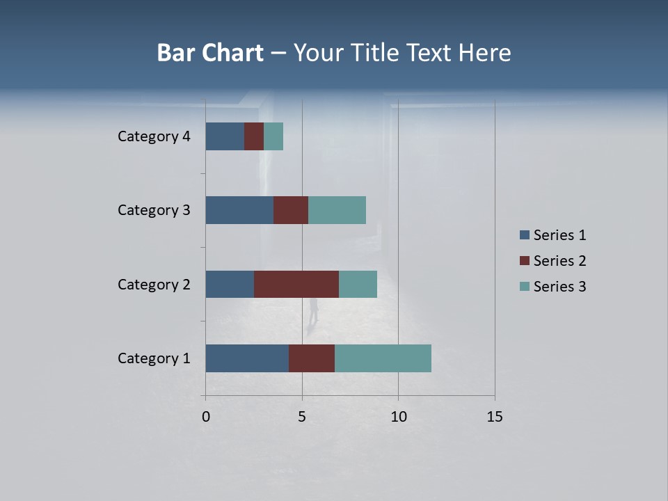Illustration Men Labyrinth PowerPoint Template