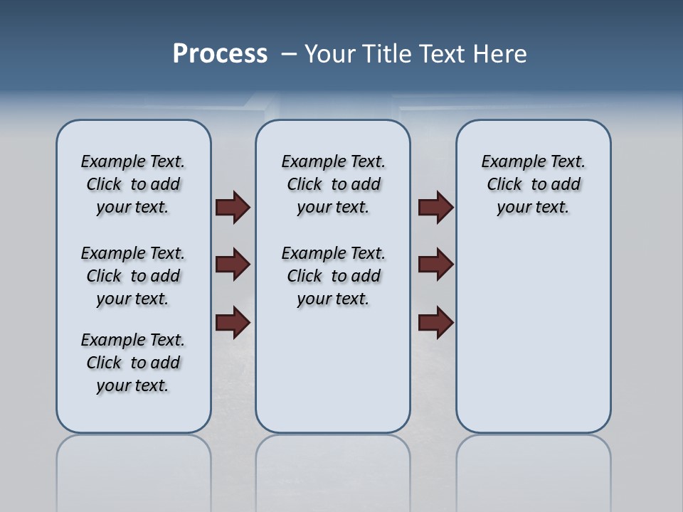 Illustration Men Labyrinth PowerPoint Template