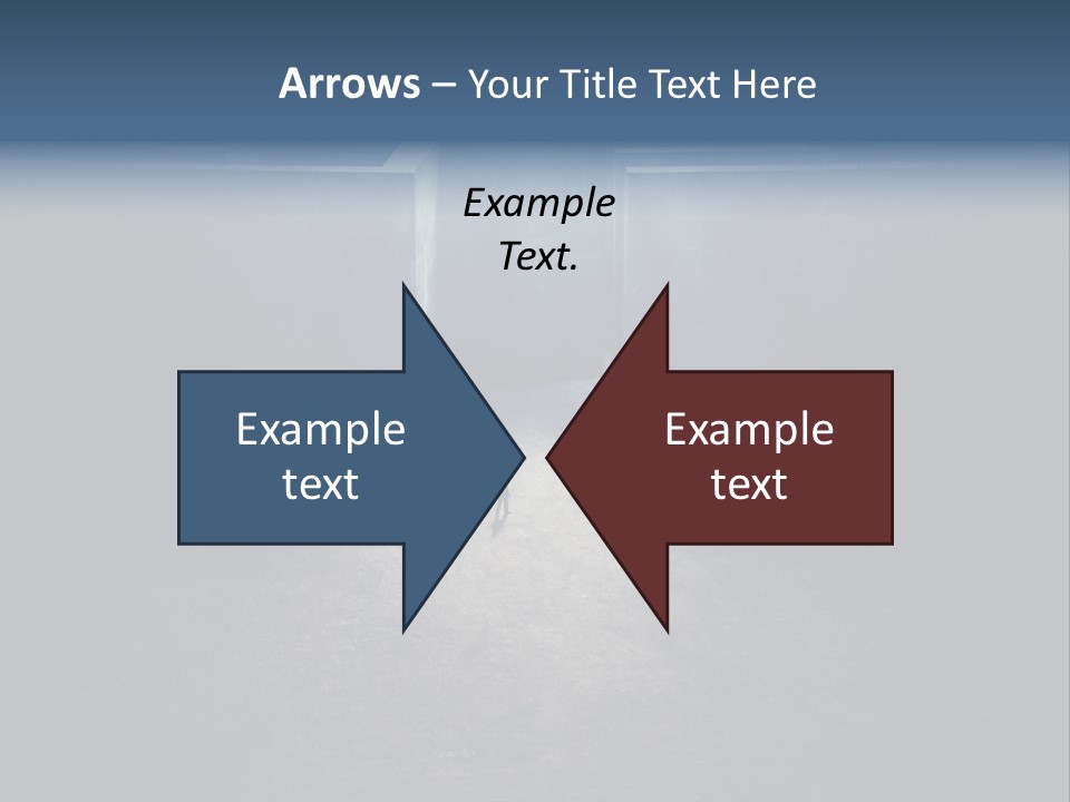 Illustration Men Labyrinth PowerPoint Template