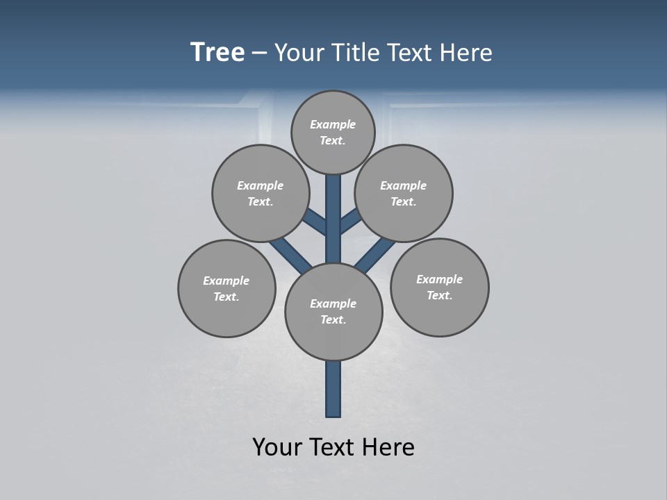 Illustration Men Labyrinth PowerPoint Template