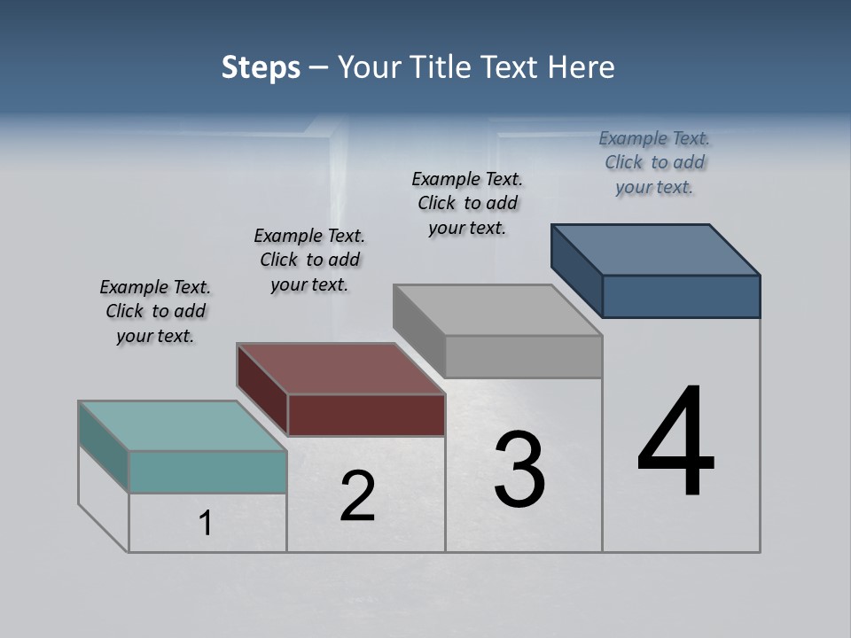 Illustration Men Labyrinth PowerPoint Template