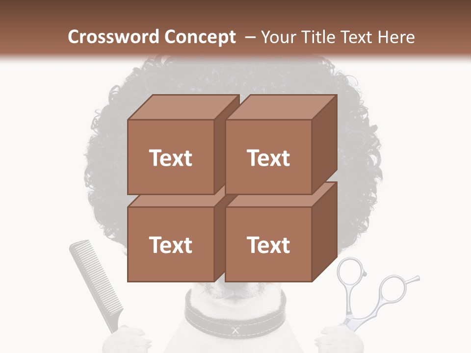 Russell Isolated Terrier PowerPoint Template