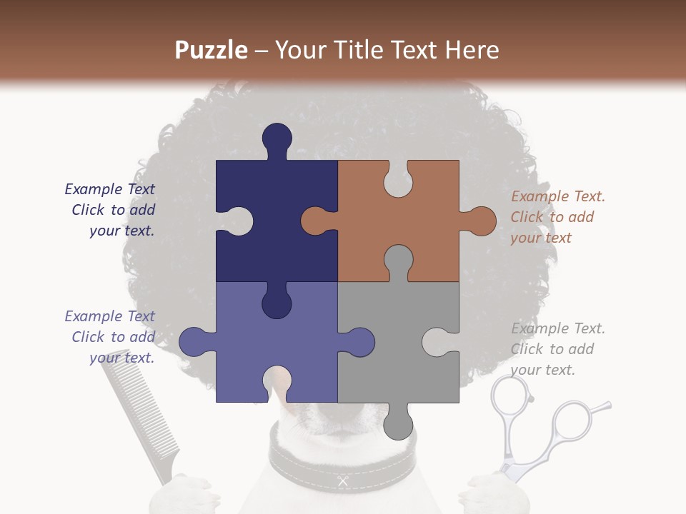 Russell Isolated Terrier PowerPoint Template