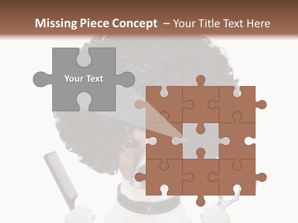 Russell Isolated Terrier PowerPoint Template