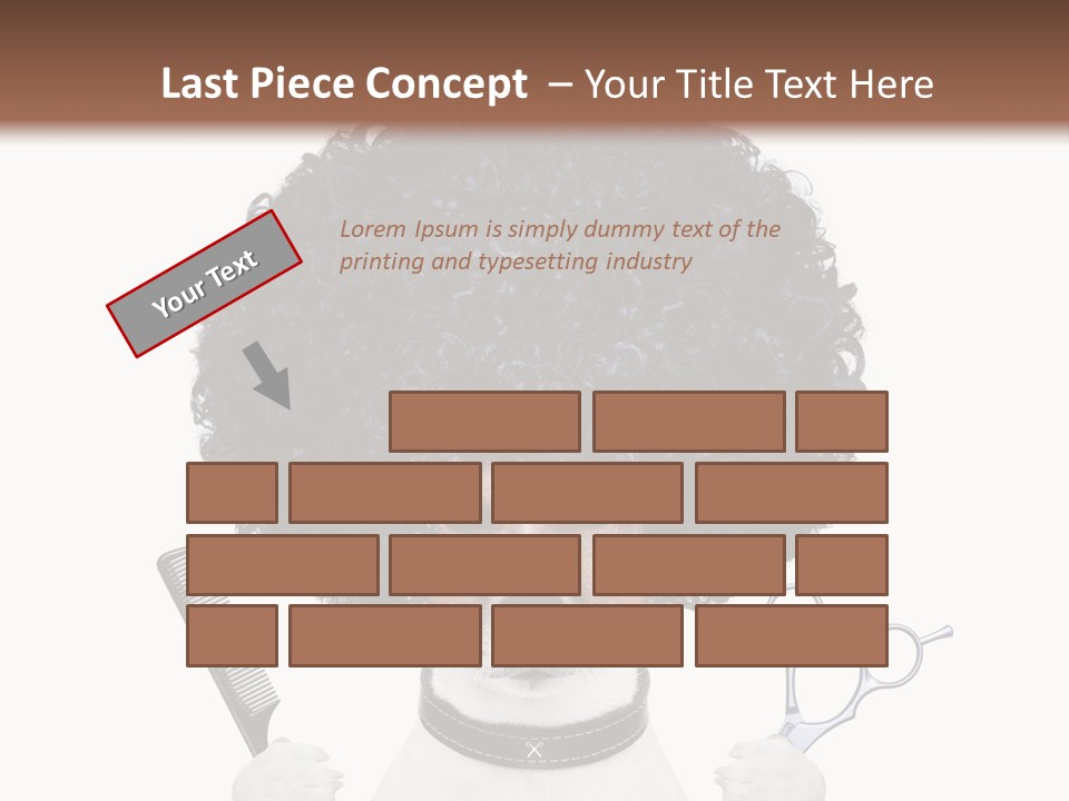 Russell Isolated Terrier PowerPoint Template