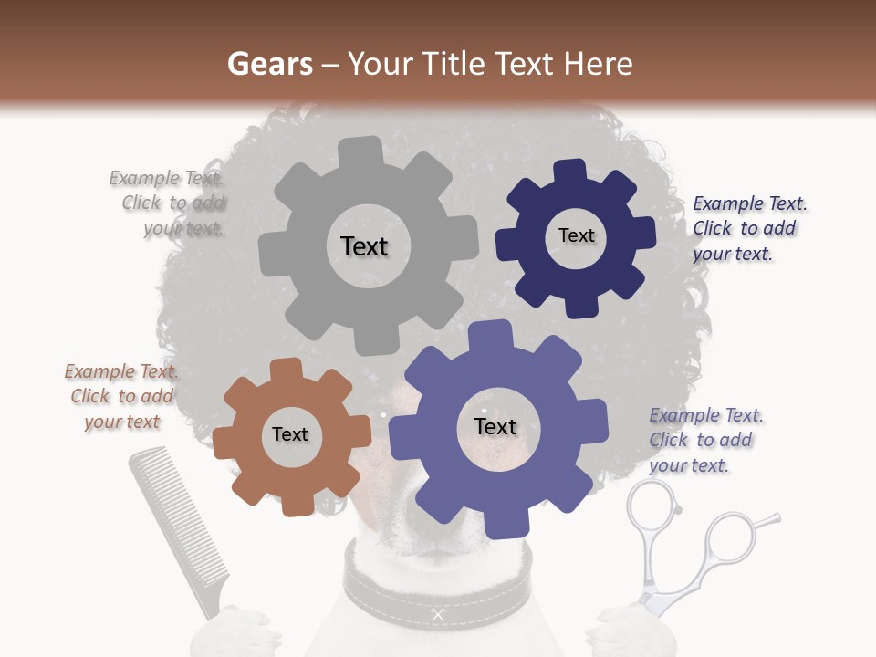 Russell Isolated Terrier PowerPoint Template