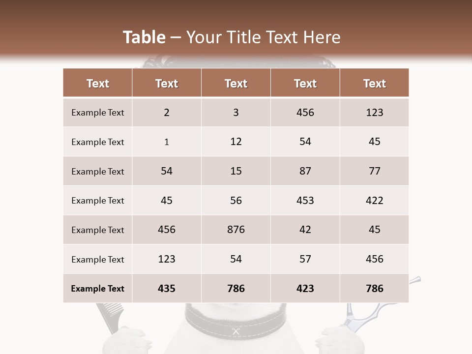 Russell Isolated Terrier PowerPoint Template