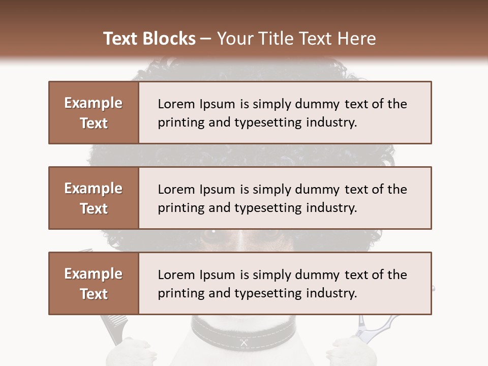 Russell Isolated Terrier PowerPoint Template