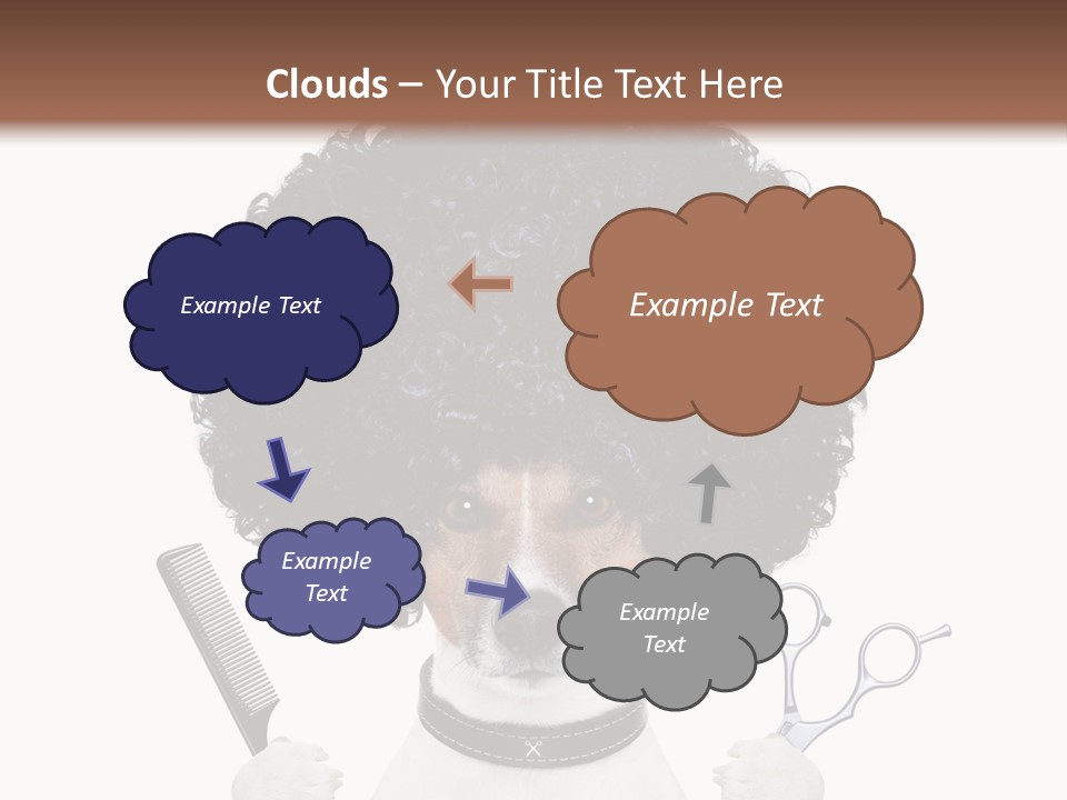 Russell Isolated Terrier PowerPoint Template
