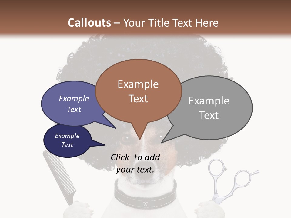 Russell Isolated Terrier PowerPoint Template
