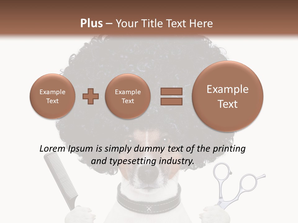 Russell Isolated Terrier PowerPoint Template