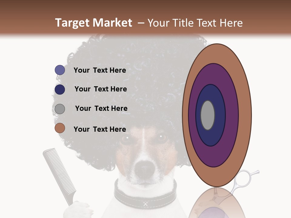 Russell Isolated Terrier PowerPoint Template