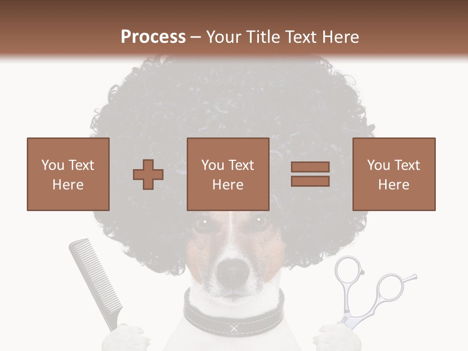 Russell Isolated Terrier PowerPoint Template