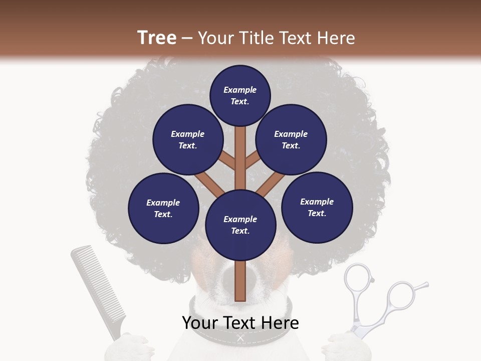 Russell Isolated Terrier PowerPoint Template