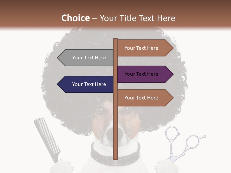 Russell Isolated Terrier PowerPoint Template