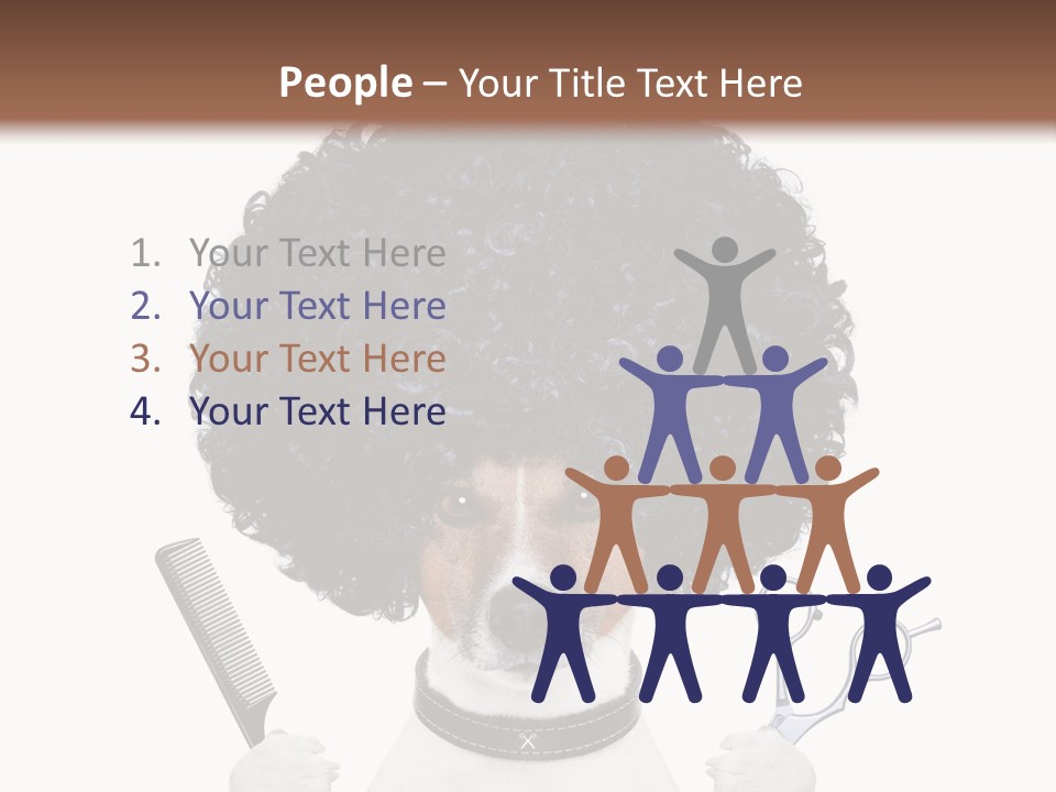 Russell Isolated Terrier PowerPoint Template