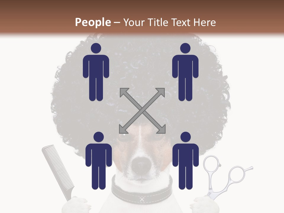 Russell Isolated Terrier PowerPoint Template