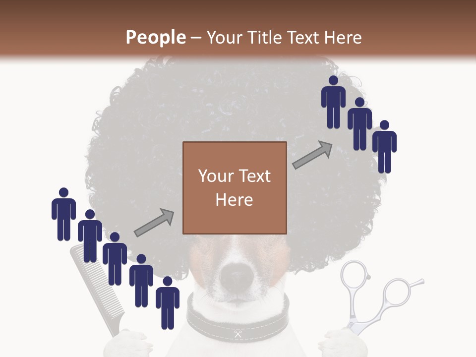 Russell Isolated Terrier PowerPoint Template