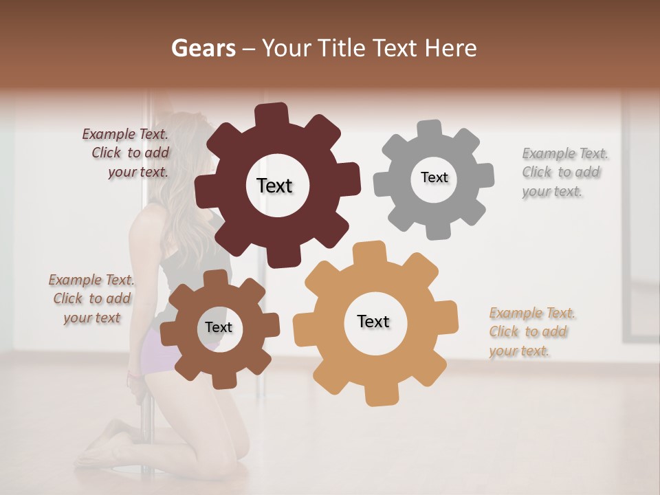 Workout Dancing Copy PowerPoint Template