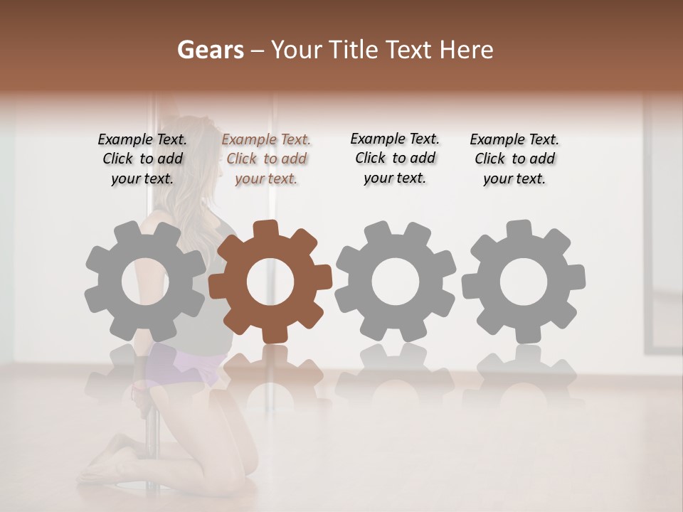 Workout Dancing Copy PowerPoint Template