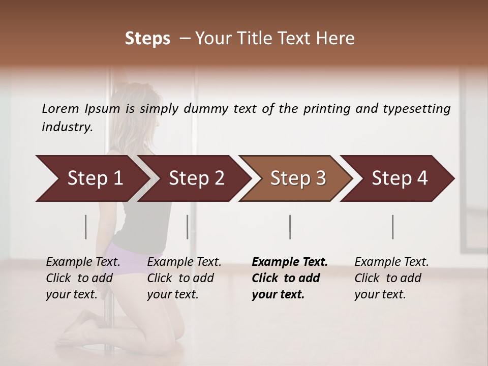 Workout Dancing Copy PowerPoint Template