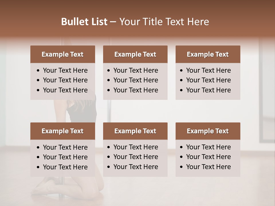 Workout Dancing Copy PowerPoint Template