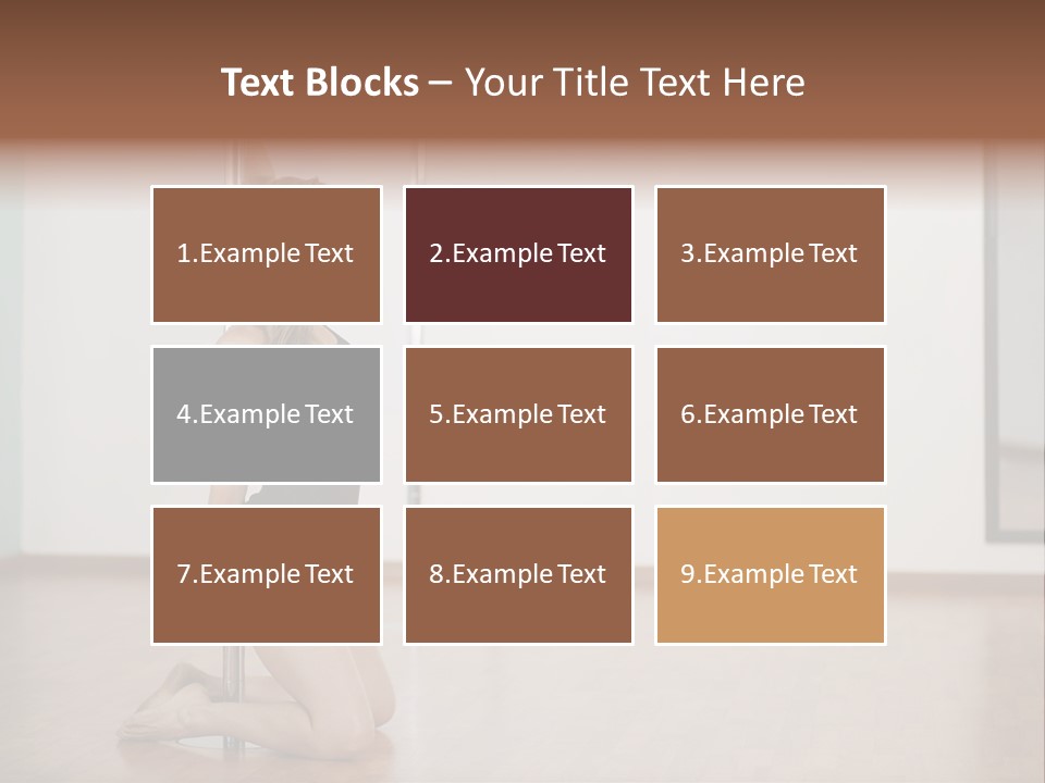 Workout Dancing Copy PowerPoint Template